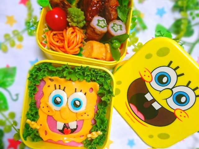 簡単♪『スポンジボブ♡』弁当♡キャラ弁